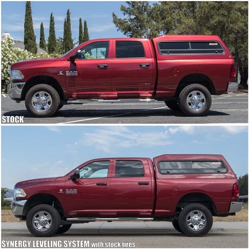 Synergy Progressive Rate Coil Spring Leveling Kit with Fox Shocks 13-25 Ram 6.7L Cummins
