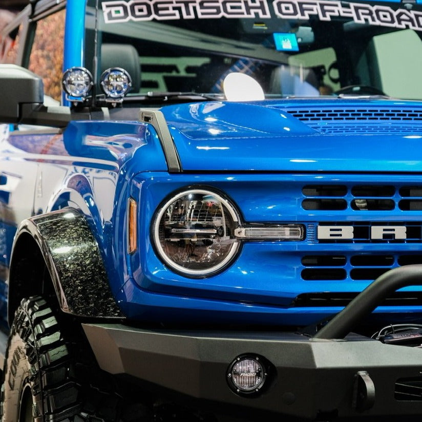 2021-2025 Ford Bronco Ram Air Hood designed for enhanced performance and style in off-road adventures.