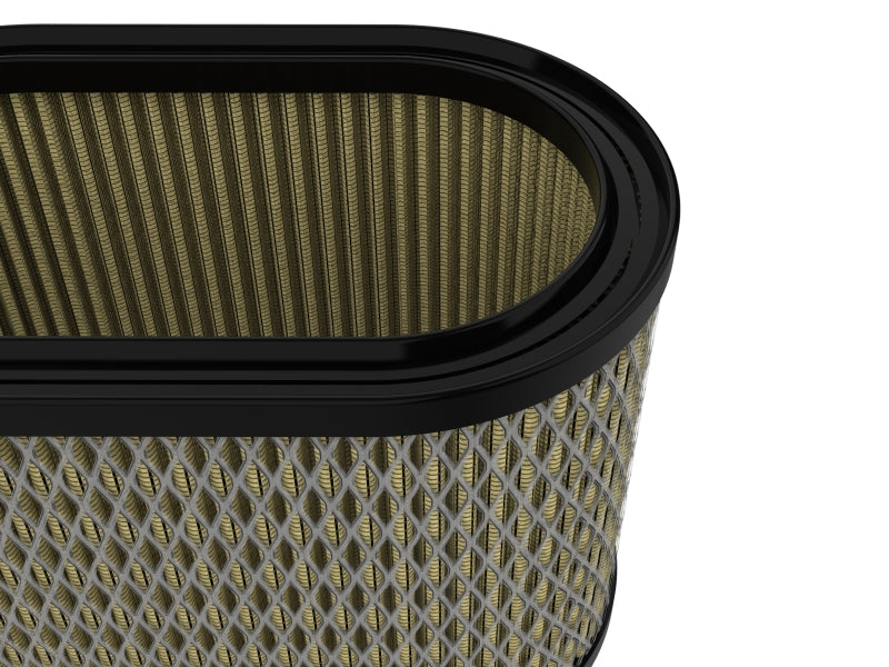 afe Magnum FLOW Round Racing Air Filter designed for Weber IDA 48 Carburetors, featuring a durable mesh design and 6-inch height.