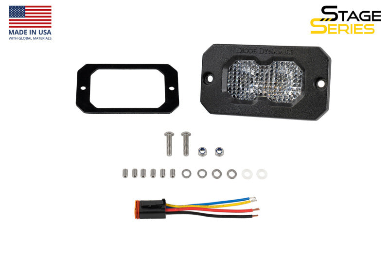 Diode Dynamics C2R White Flood Flush Mount LED Pod (Single)