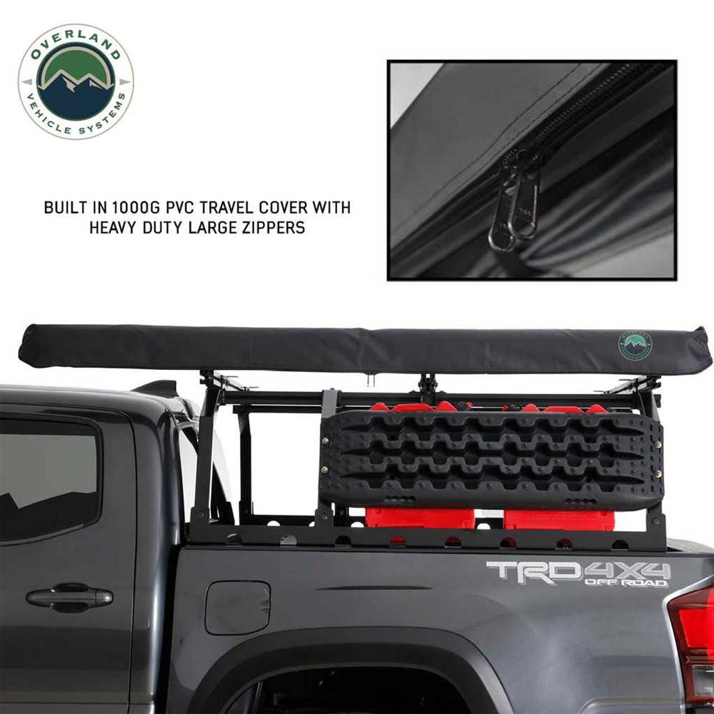 Nomadic Awning 2.0 - 6.5' with Black Cover Overland Vehicle Systems