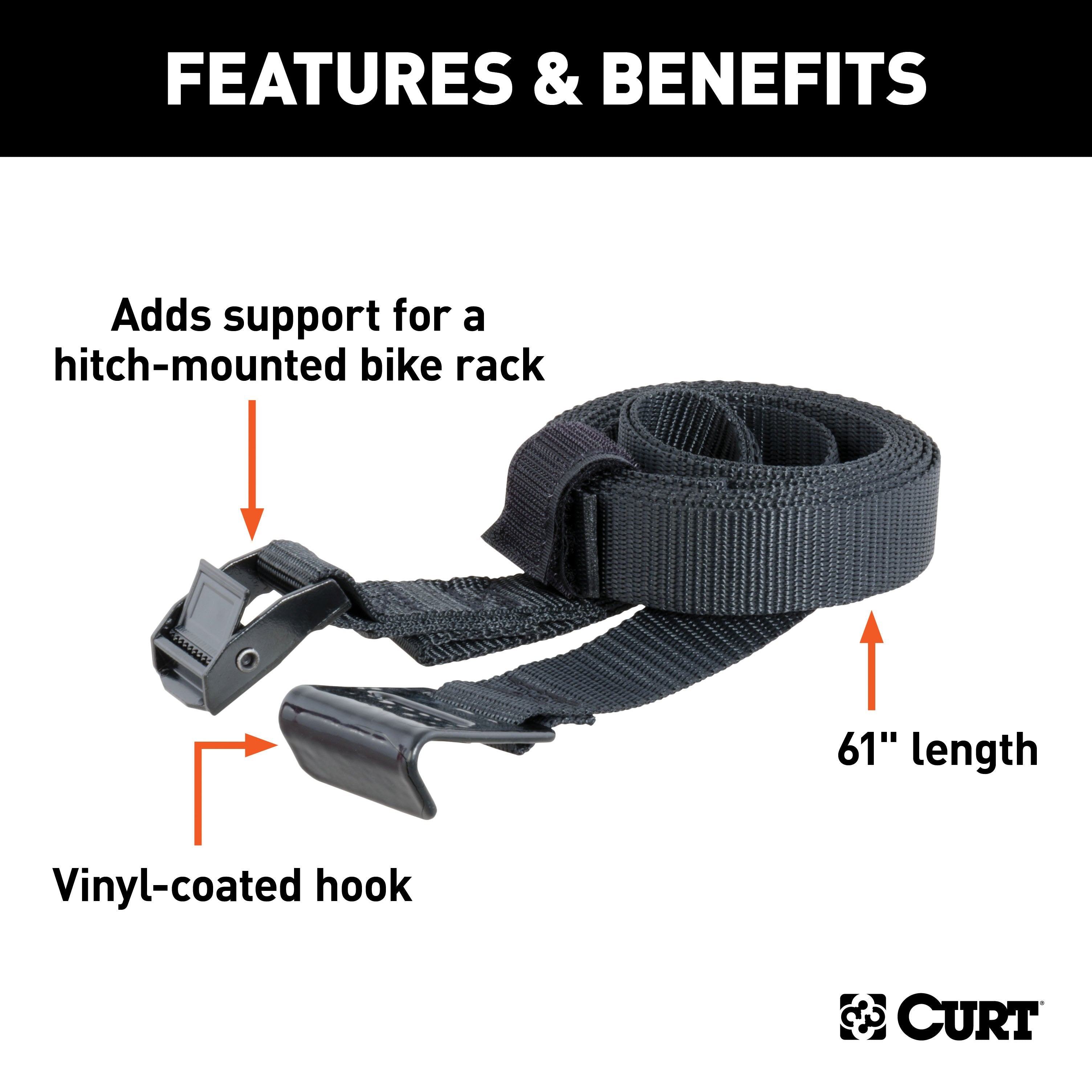 CURT 61-Inch Bike Rack Support Strap Model 18050