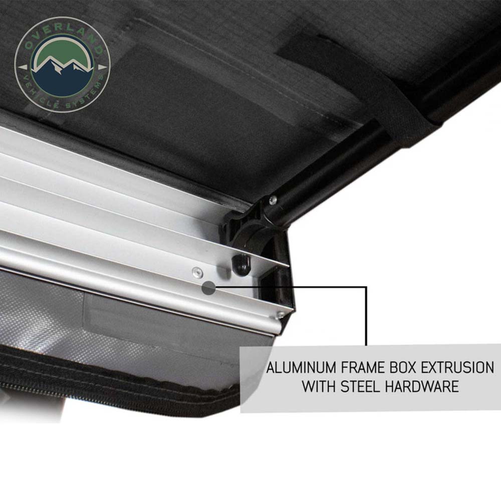 Nomadic Awning 2.5 - 8.0 ft. with Black Cover Overland Vehicle Systems