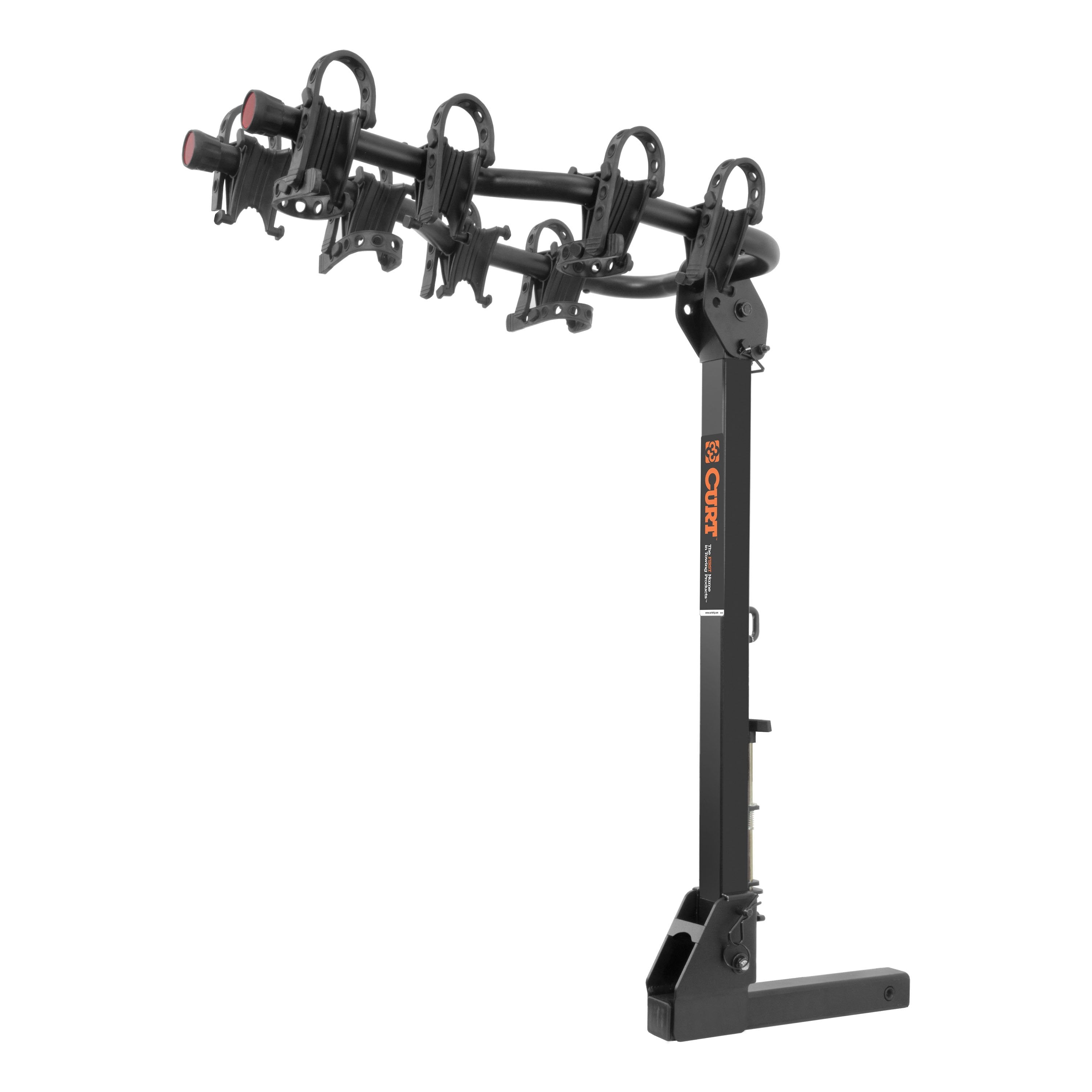 CURT Premium Trailer Hitch Bike Rack Mount, Fits 2-Inch Receiver, 4 Bicycles Model 18064