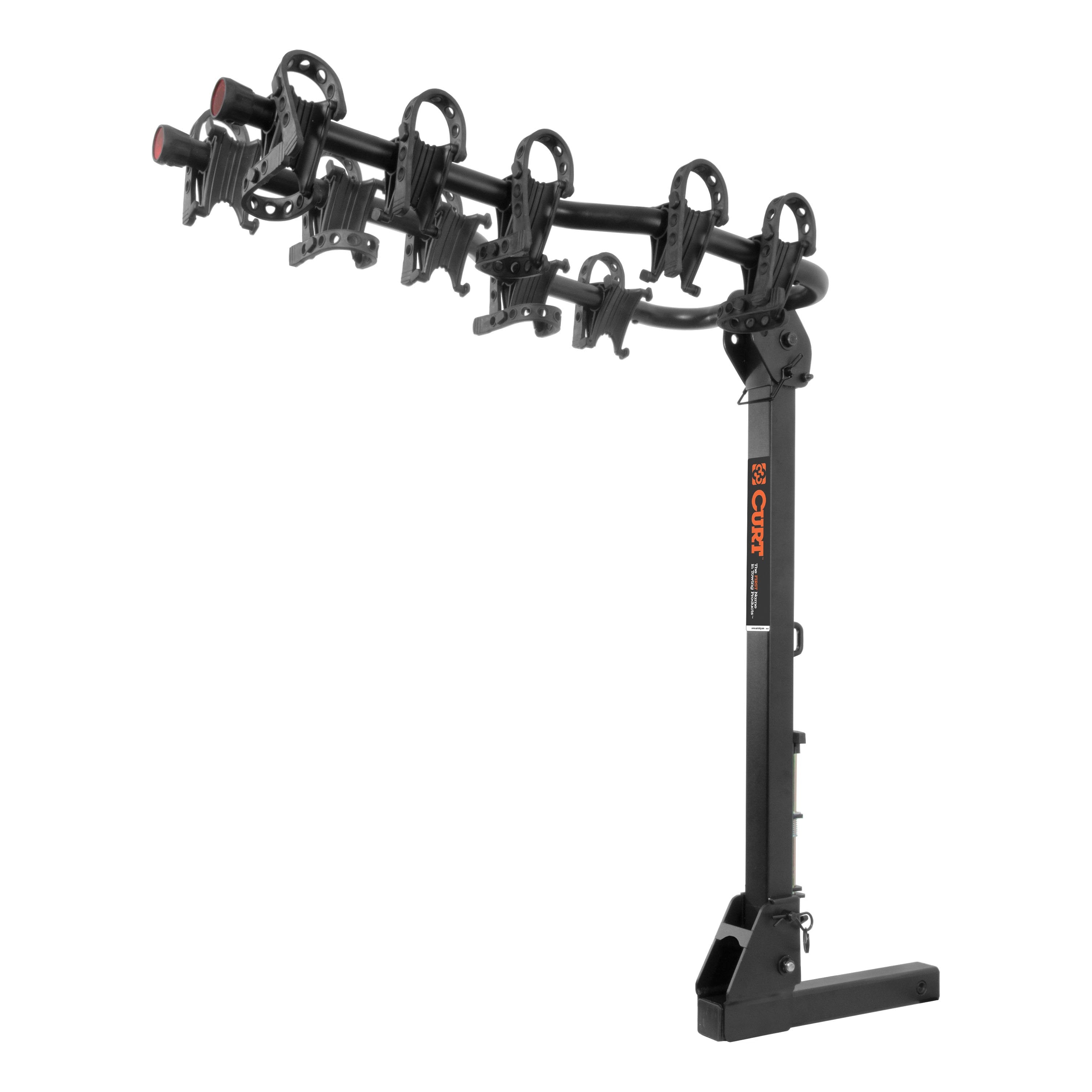 CURT Premium Trailer Hitch Bike Rack Mount, Fits 2-Inch Receiver, 5 Bicycles Model 18065