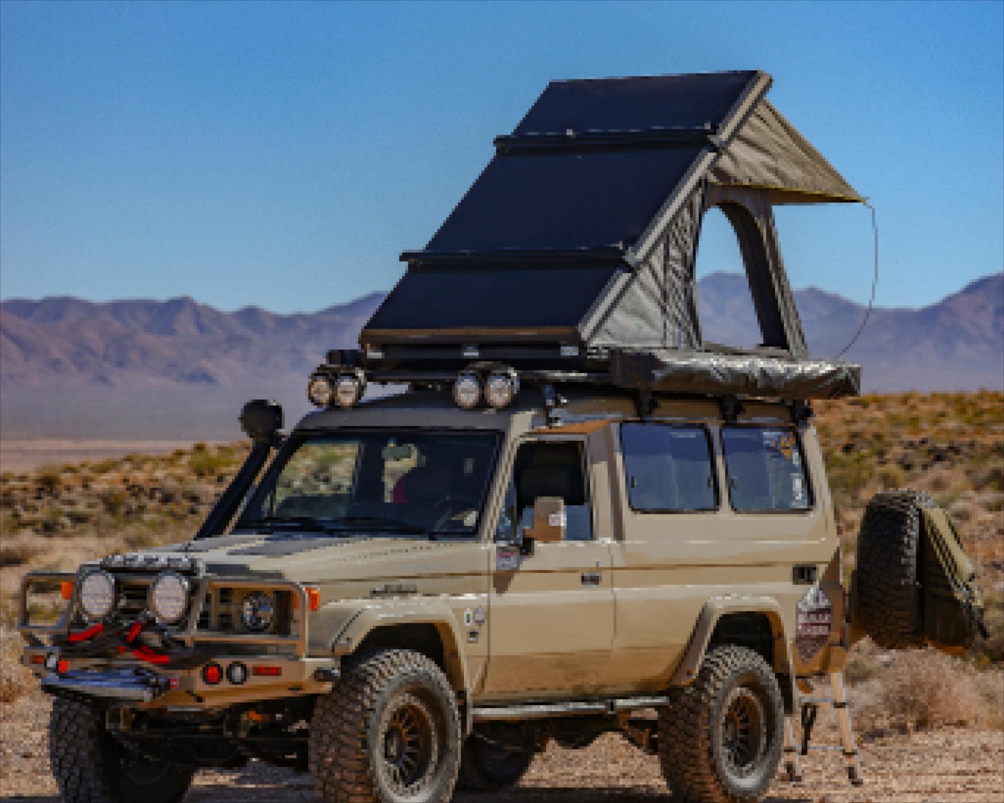 18099901 Mamba 3 Roof Top Tent - Clam Shell Roof Top Tent Overland Vehicle Systems