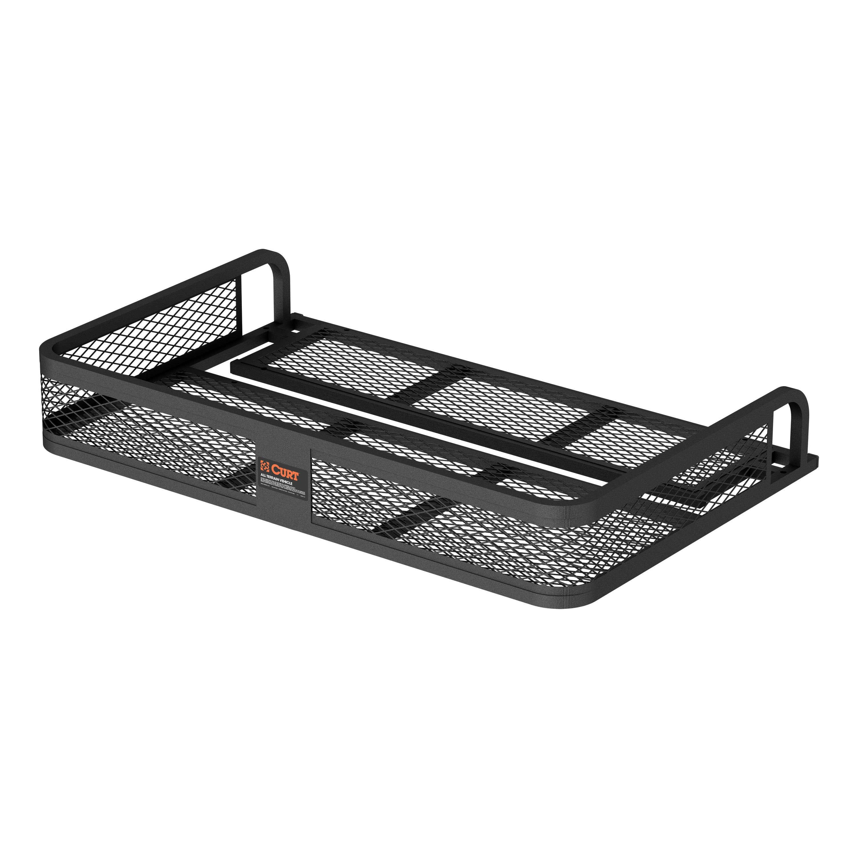 CURT 41 x 26-Inch Universal ATV Cargo Carrier, Black Steel Model 18101