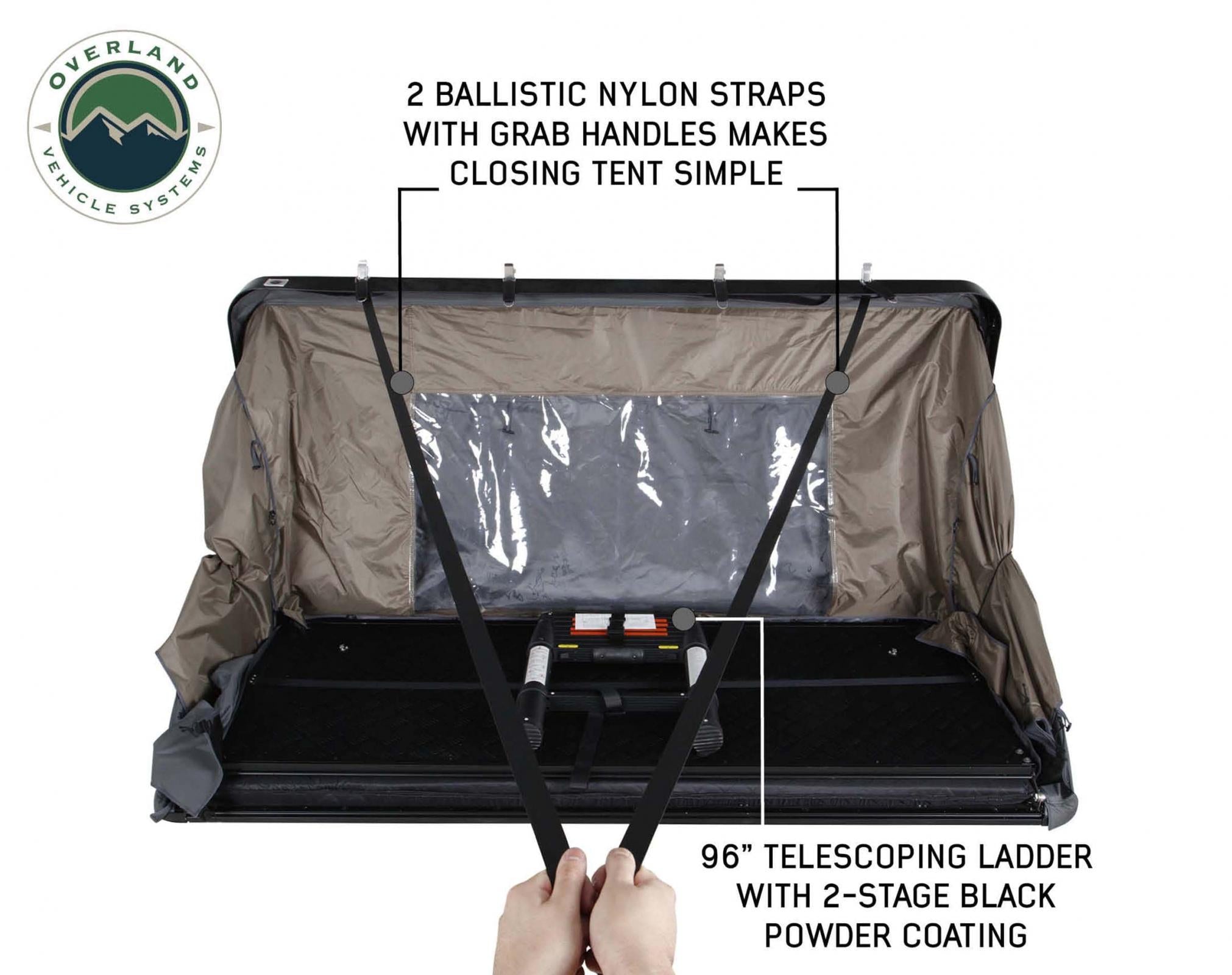 Best Hard Shell Rooftop Tent 18189901 Bushveld II Overland Vehicle Systems