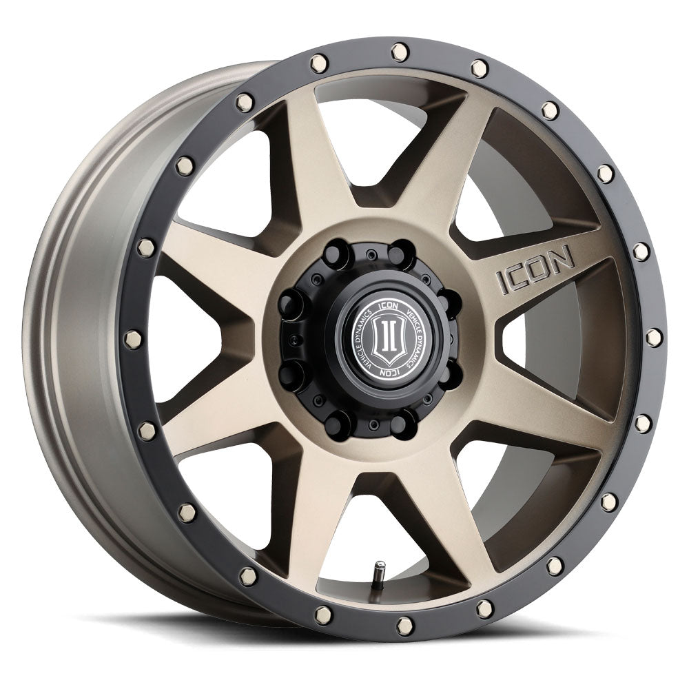 Rebound 20 X 9 / 8 X 6.5 Inch / 12MM / 5.5 Inch Back Space Bronze, ICON Alloys