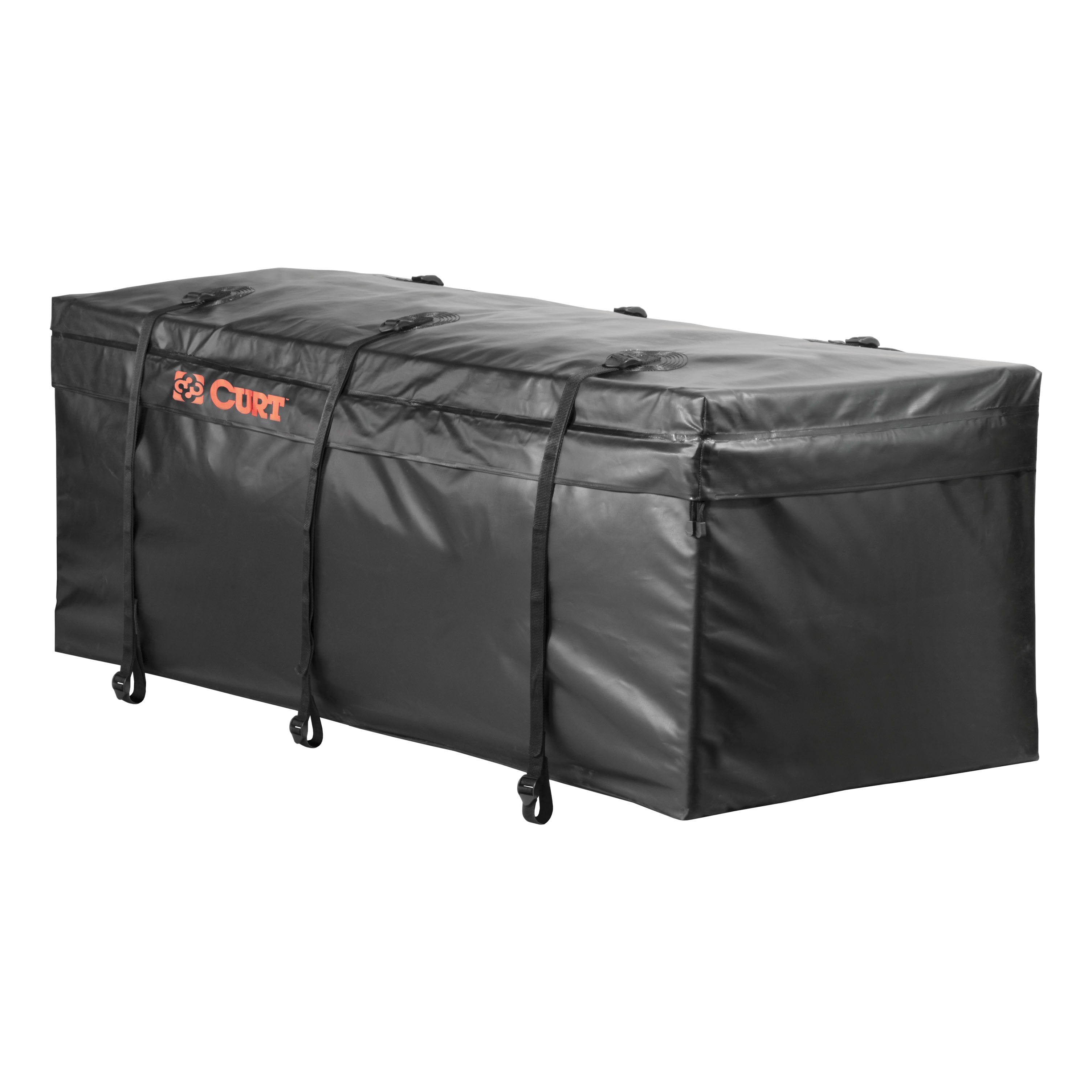 CURT 56 x 22 x 21-Inch Weather-Resistant Black Vinyl Cargo Bag for Hitch Carrier Model 18211