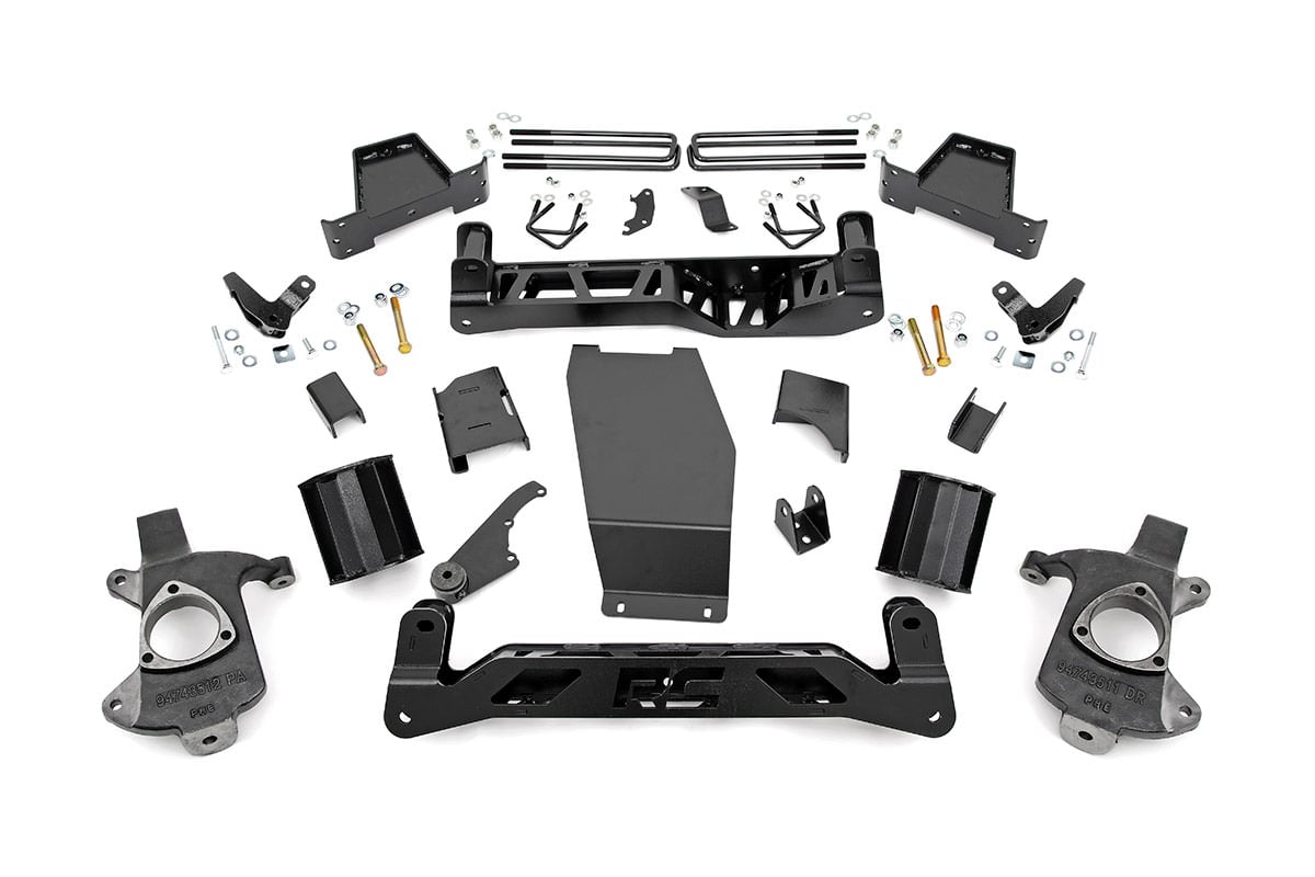 6 Inch Lift Kit Magneride Cast Steel GMC Sierra 1500 Denali 4WD (14-18) Rough Country