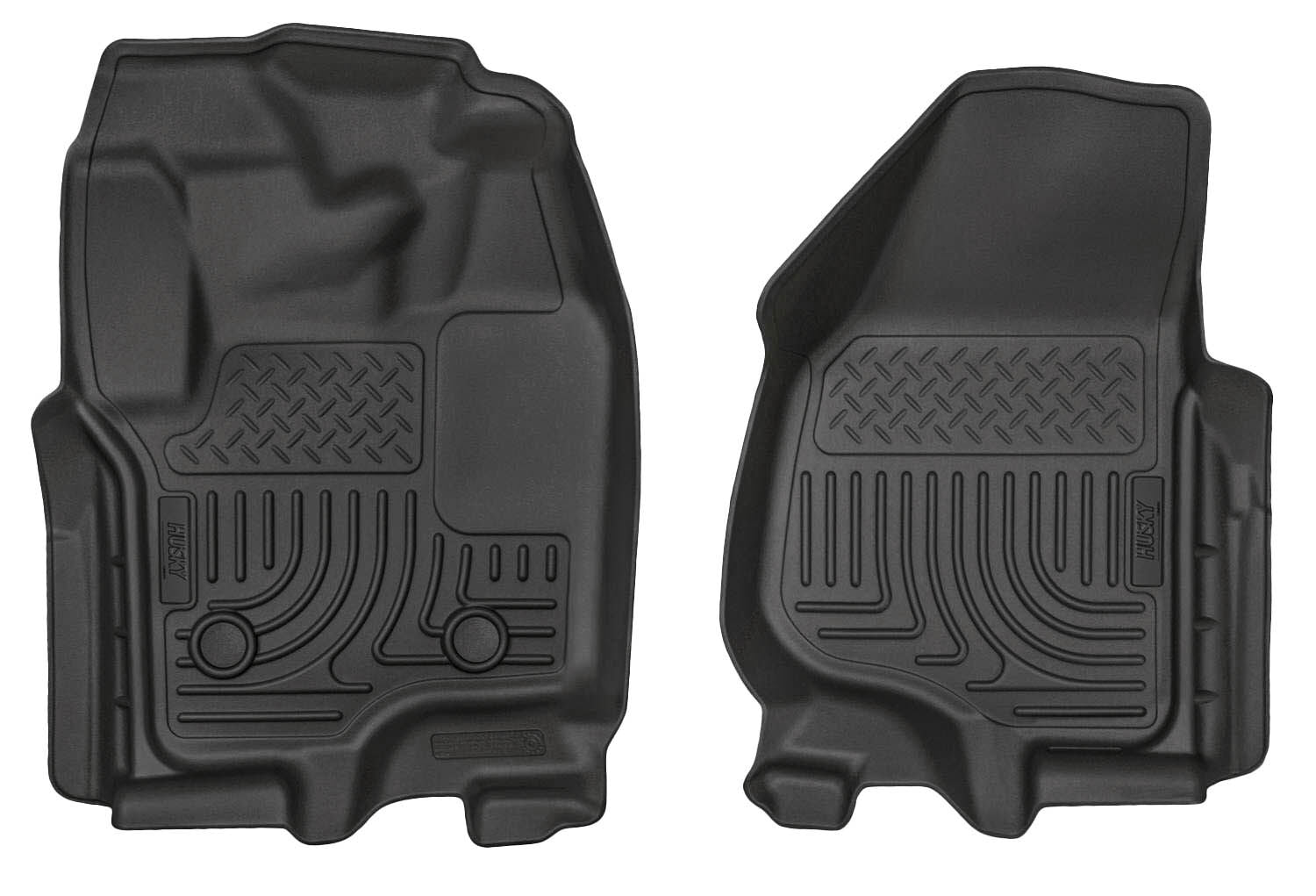 Weatherbeater Front Floor Liners For 2012-2016 F-250/F-350/F-450 Super Duty Husky Liners