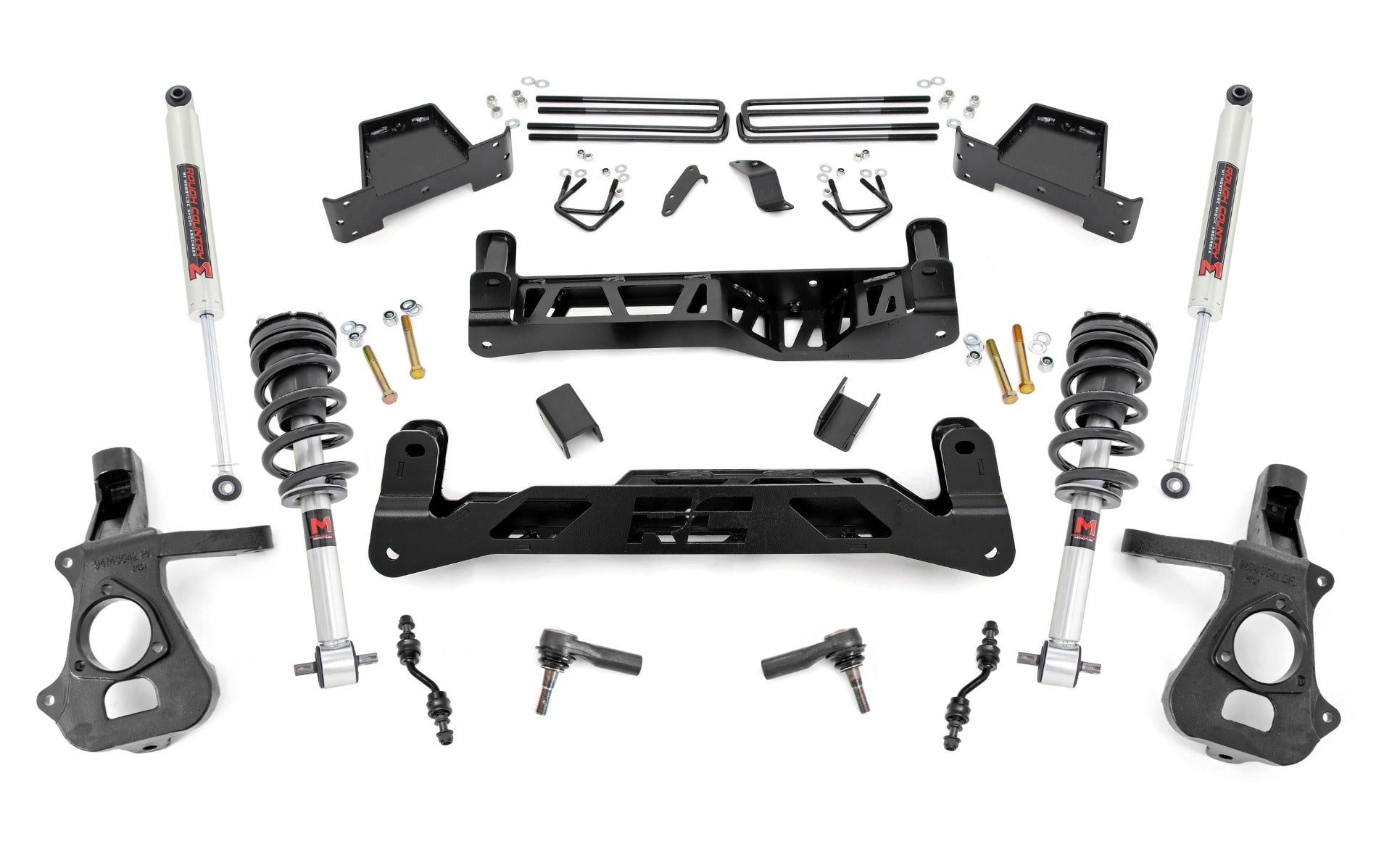 7 Inch Lift Kit Alu/Stamp Steel M1 Strut/M1 Silverado/Sierra 1500 (14-18 & Classic) Rough Country