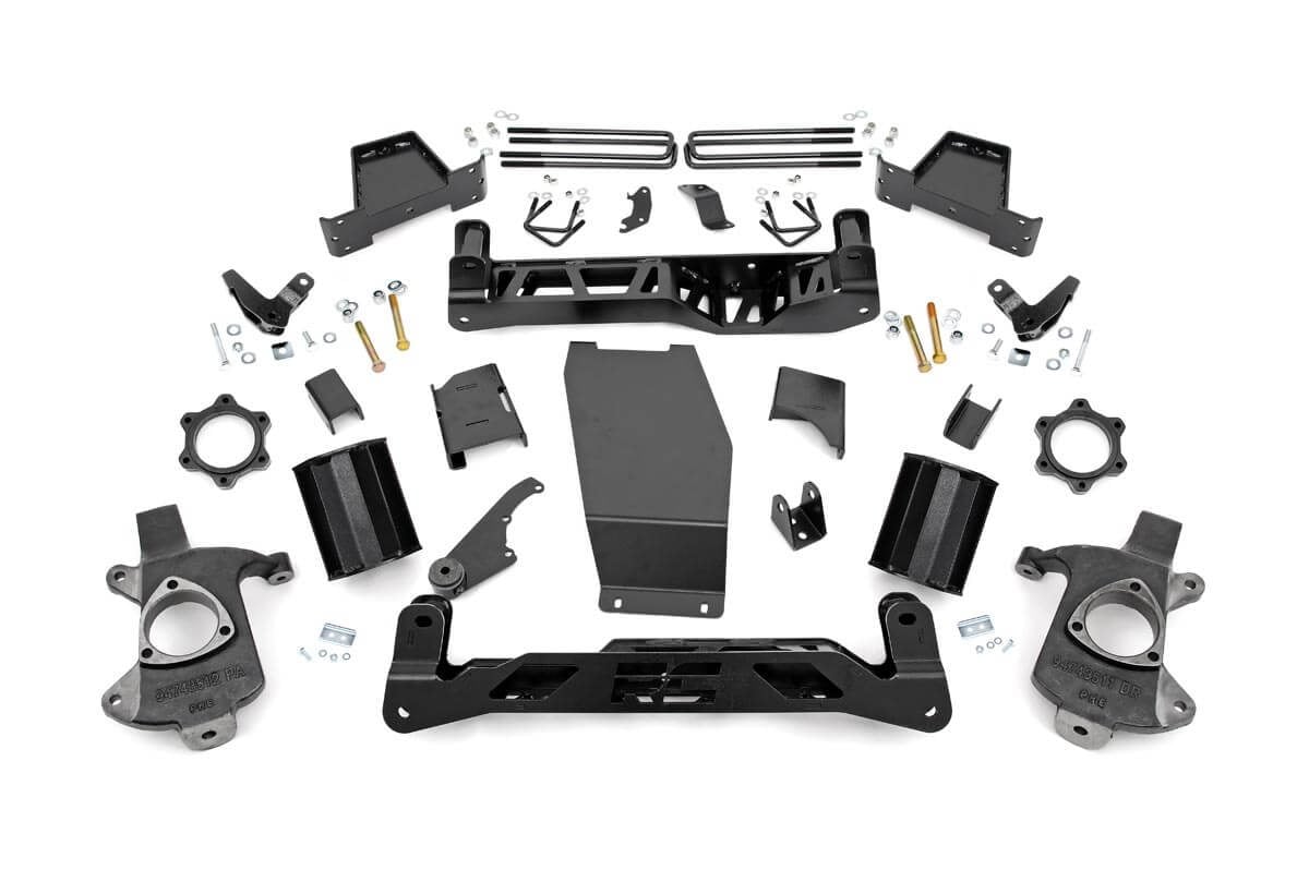 7 Inch Lift Kit Magneride Cast Steel GMC Sierra 1500 Denali 4WD (14-16) Rough Country