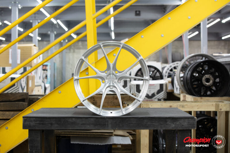 Vossen x Champion RS74 22x12 / 5x130 / ET62 - Brushed Gloss Clear Wheel - (Taycan - Rear)