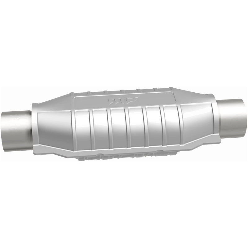 MagnaFlow Univ Cat Conv 2.25in Inlet/Outlet Ctr/Ctr Oval 12in Body L x 6.5in W x 16in Overall L
