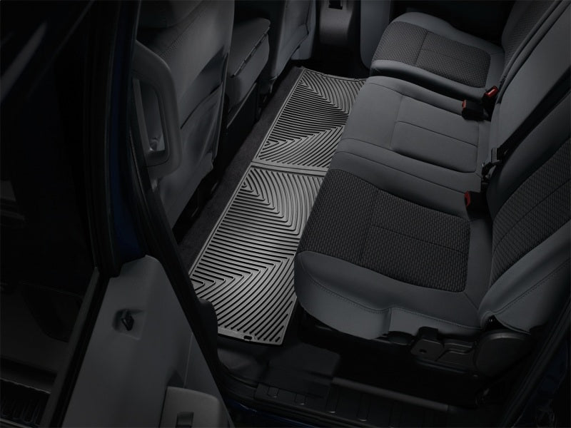 WeatherTech 08-10 Ford F250/F350/F450/F550 Rear Rubber Mats - Black