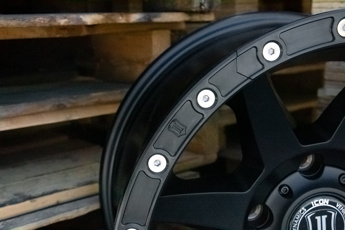 17 Inch Wheel Protector Kit 20 Bolt Black, ICON Alloys