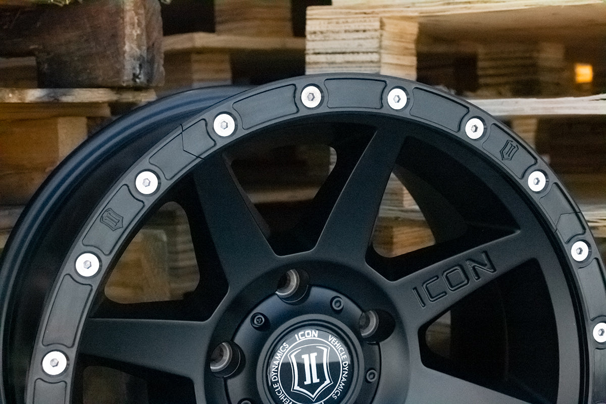 17 Inch Wheel Protector Kit 20 Bolt Black, ICON Alloys