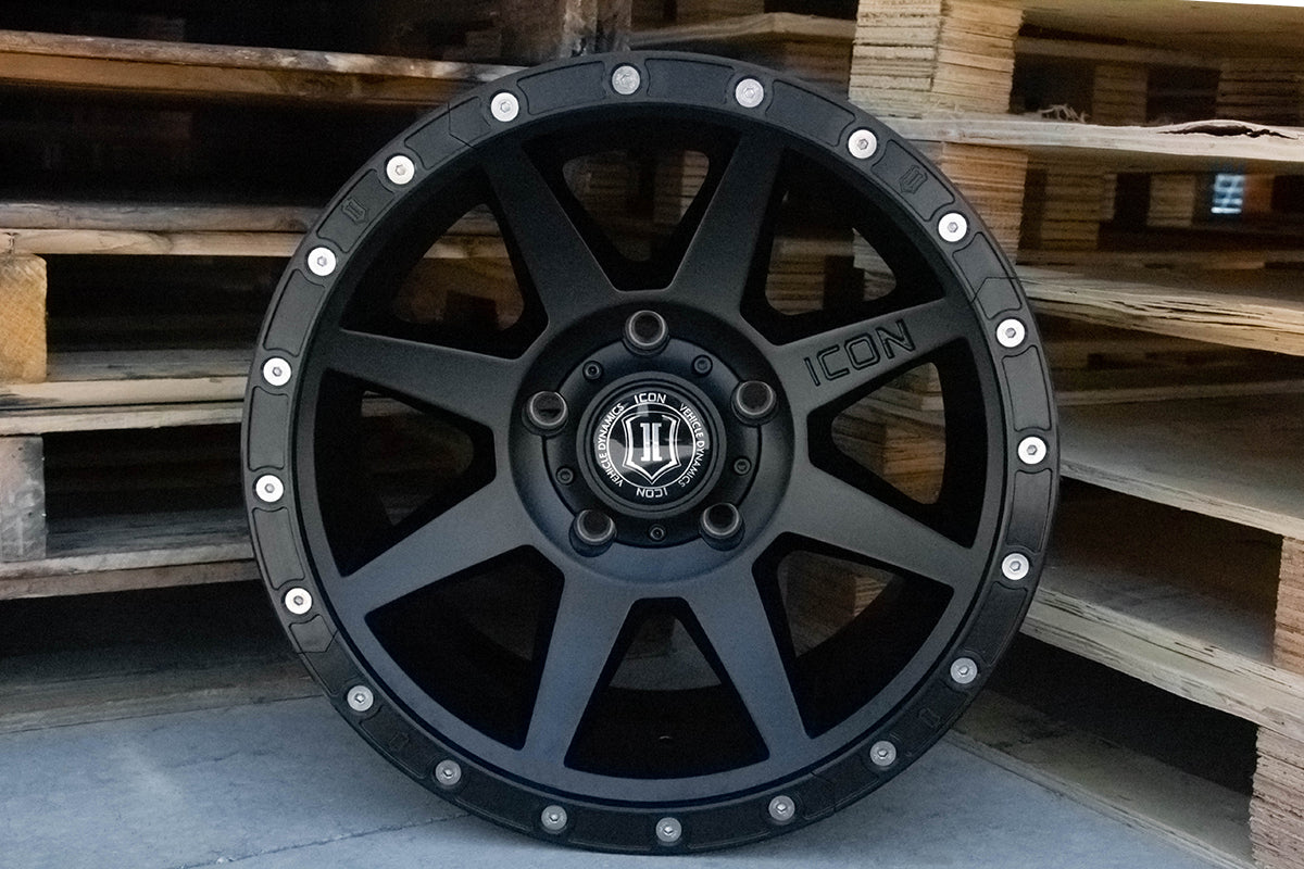 17 Inch Wheel Protector Kit 20 Bolt Black, ICON Alloys