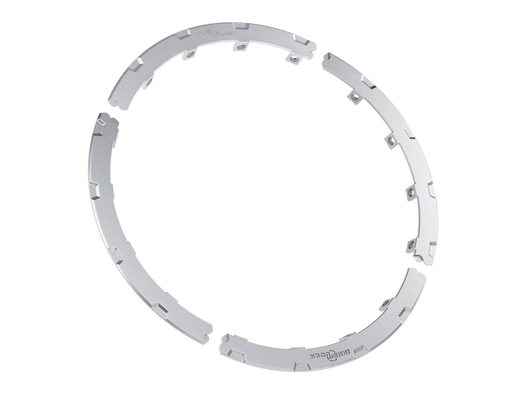17 Inch Recon Pro Halo Rock Ring Kit Aluminum Silver, ICON Alloys