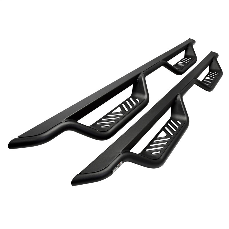 Westin 15-22 Chevrolet Colorado / GMC Canyon Crew Cab Outlaw Nerf Step Bars - Textured Black