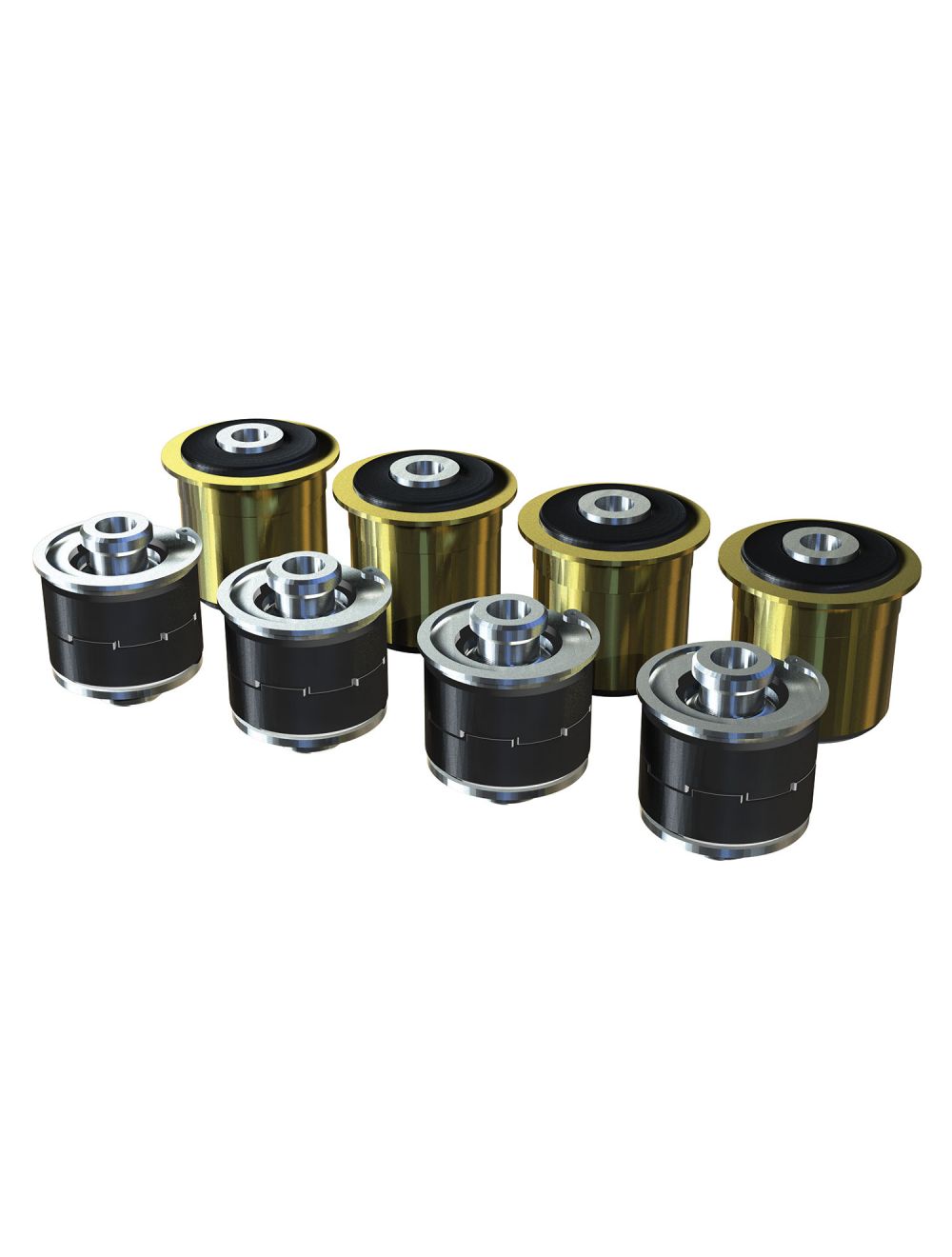 97-06 Jeep Wrangler TJ Joint Rebuild Kit 4 Lower Short/Long Arms TeraFlex