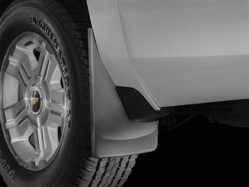 WeatherTech 07-13 Chevrolet Tahoe No Drill Mudflaps - Black