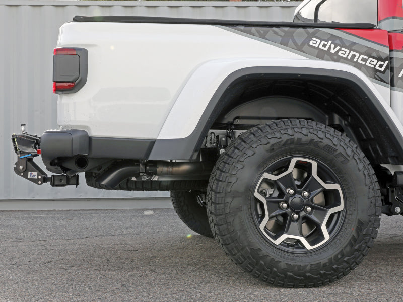 aFe 2021+ Jeep Gladiator V6-3.0L (td) Vulcan Series 3in 304SS HT DPF-Back Exhaust System - Black Tip