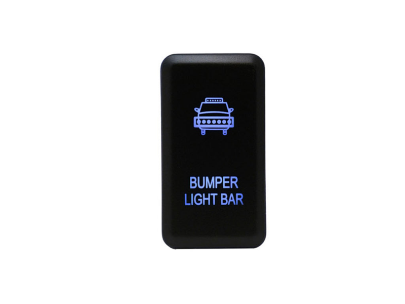 Cali Raised Tall Style Toyota OEM Style Bumper Light Bar Switch - Blue