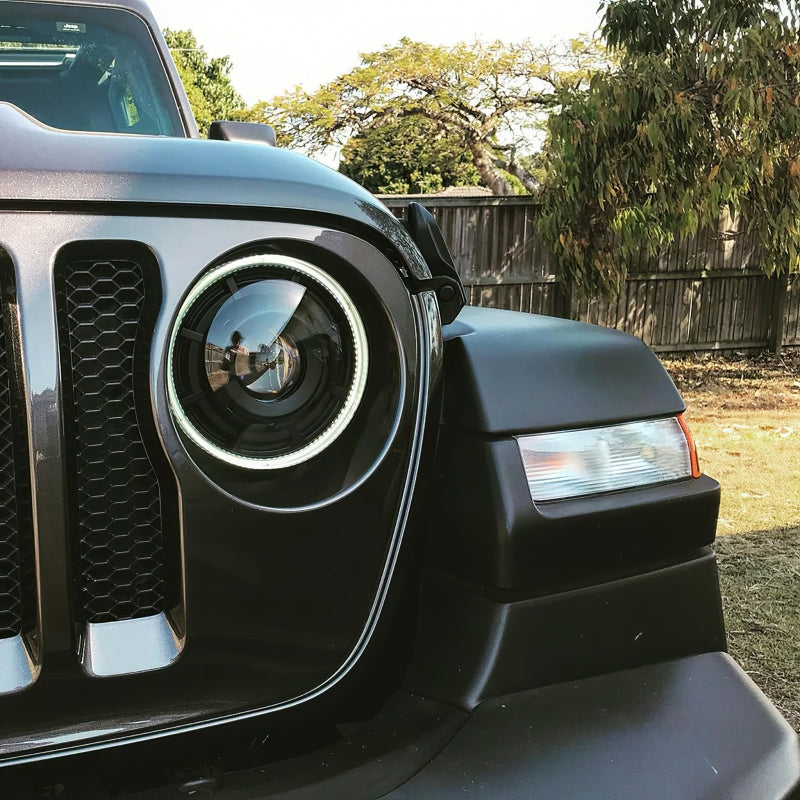 Oracle Jeep JL/Gladiator JT Oculus Bi-LED Projector Headlights - Amber/White Switchback