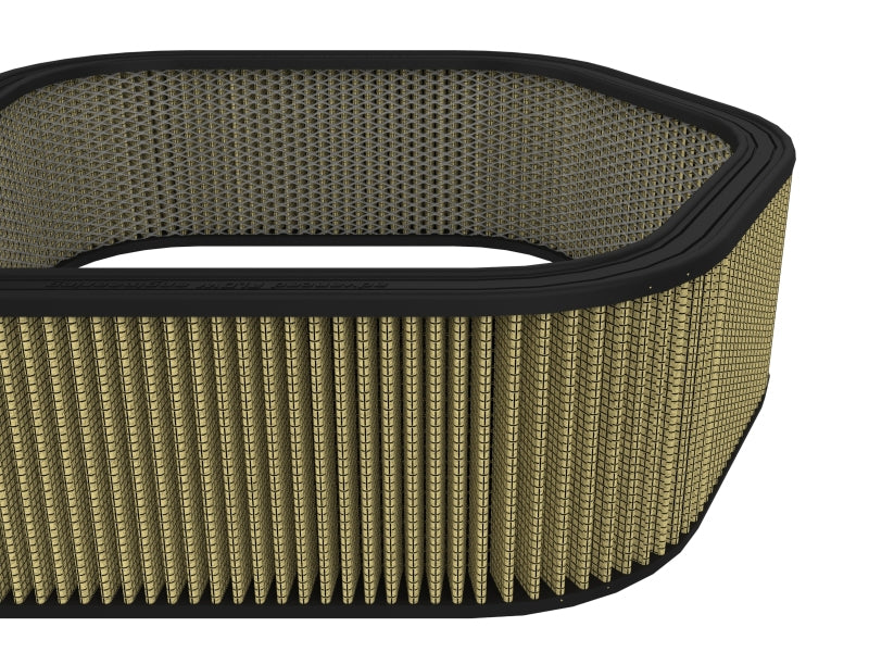 Custom air filter by AFE Magnum FLOW, featuring expanded metal, dimensions 20x20x5.82 inches, designed for enhanced airflow.