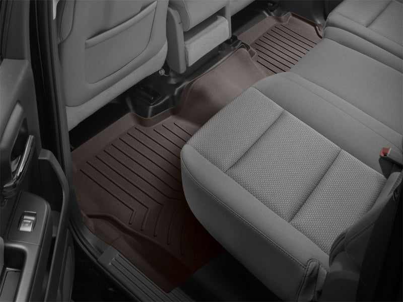 WeatherTech 2014-2018 Chevrolet Silverado 1500 Rear FloorLiner HP - Cocoa