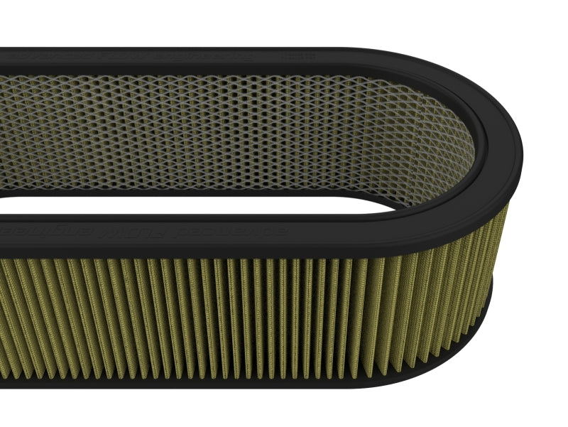 Custom air filter with expanded metal, measuring 18-1/8 inches long, 7-1/4 inches wide, and 5-1/8 inches high.