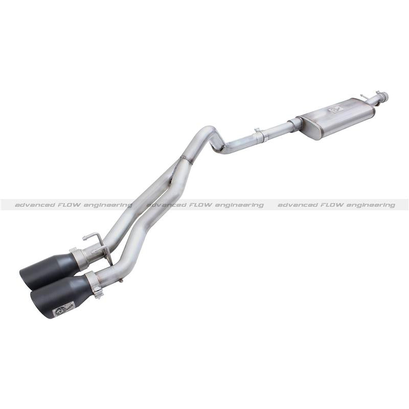 aFe POWER Rebel Series 3in 409 SS Cat Back Exhaust w/ Polished Tips 17 Ford F-150 Raptor V6-3.5L
