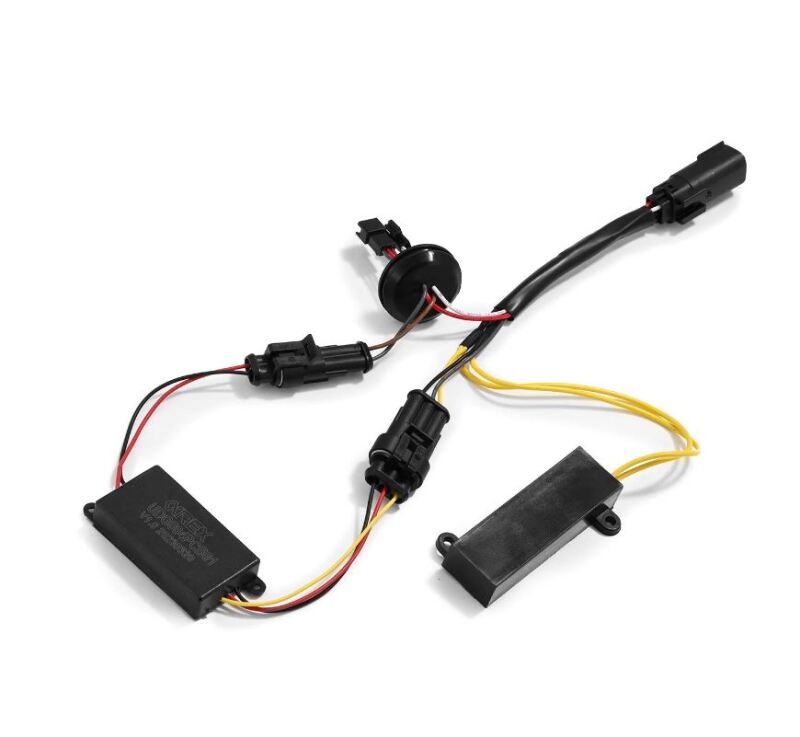 AlphaRex taillight converters for 19-22 Dodge Ram 2500/3500, enabling LUXX-Series upgrade from stock halogen lights.
