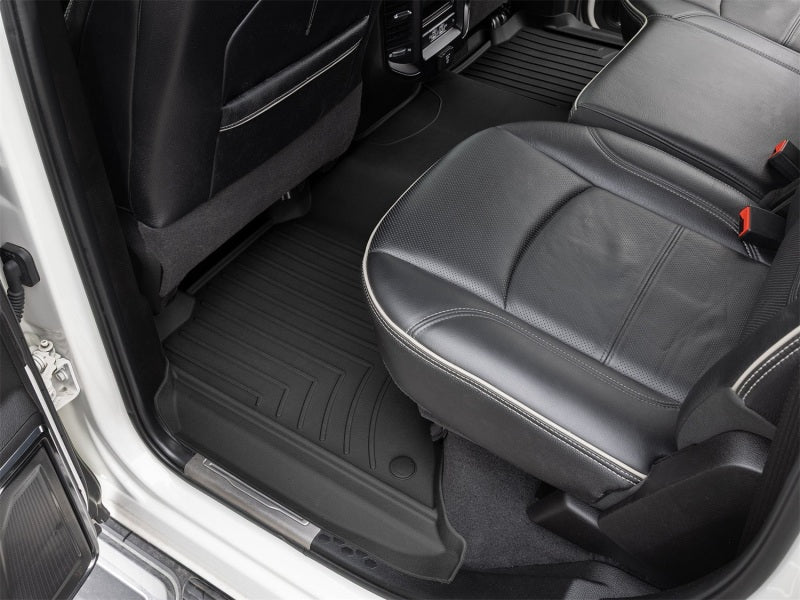 WeatherTech 2019+ Ram 2500/3500 Crew Cab (1st Row Bucket Seating) Rear FloorLiner HP - Black