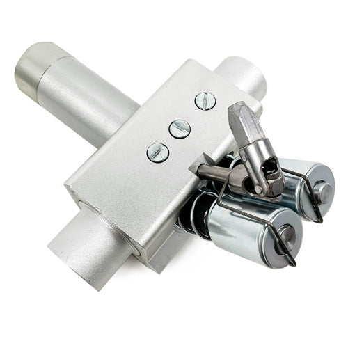 Replacement pump for a 2 ton jack, featuring a durable design with dual hydraulic cylinders for efficient lifting.