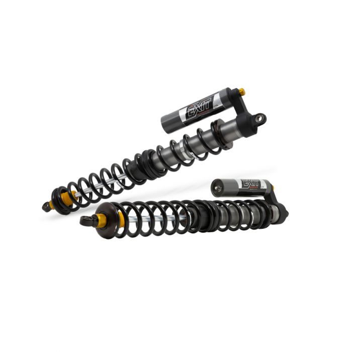 POLARIS RZR TURBO S 2.5" X2 SERIES REAR PIGGY BACK EXIT SHOCKS by Zbroz