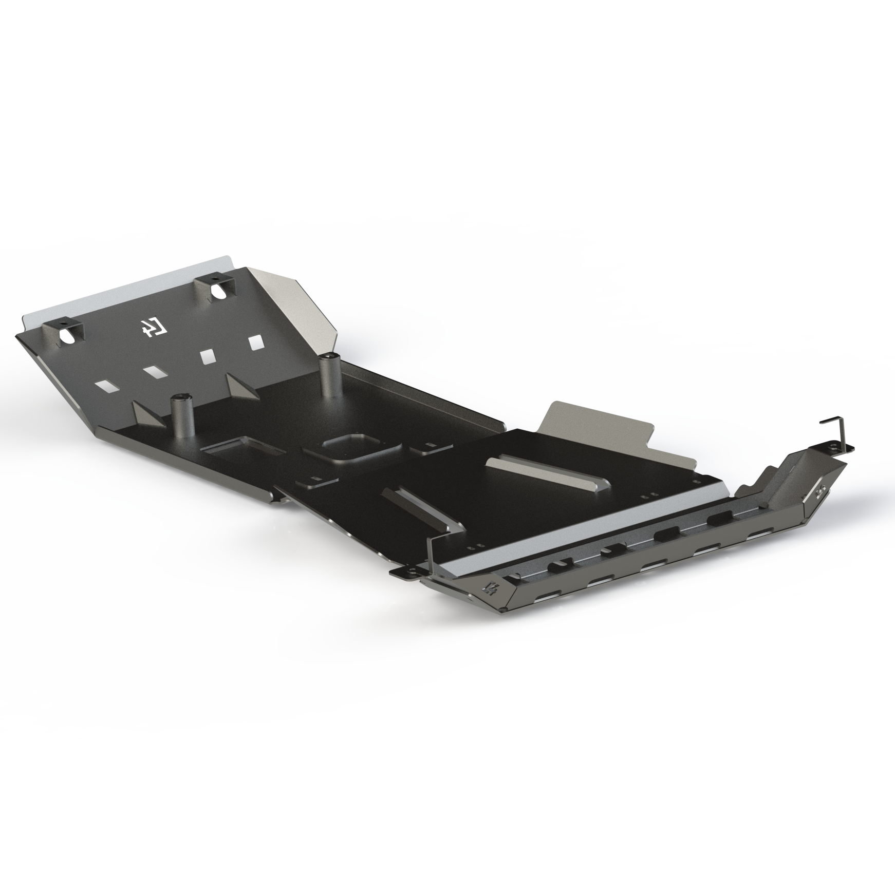 Durable full skid plates for 2003-2009 4Runner, designed for off-road protection and enhanced vehicle performance.