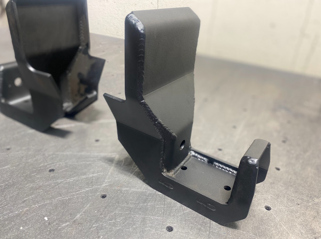 Gen 1 Raptor Fabricated Rear Shackle Hanger - stock location