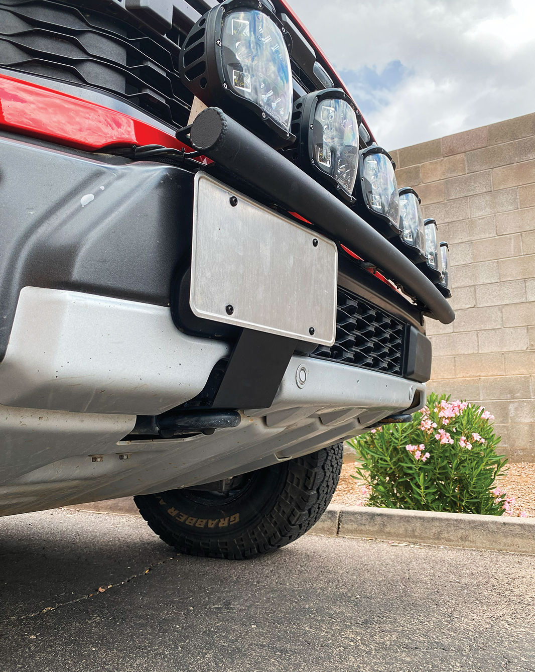 Gen 2 & Gen 3 Raptor (2017-2023) - Front Tow Hook License Plate Mount