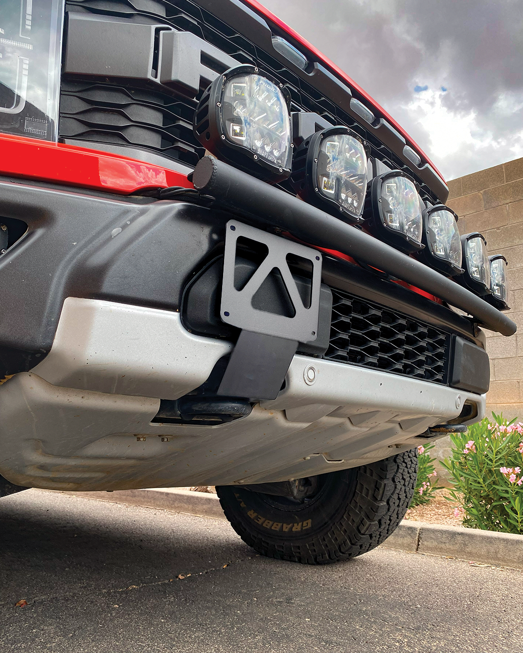 Gen 2 & Gen 3 Raptor (2017-2023) - Front Tow Hook License Plate Mount