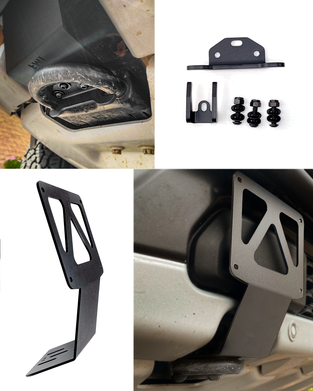 Gen 2 & Gen 3 Raptor (2017-2023) - Front Tow Hook License Plate Mount