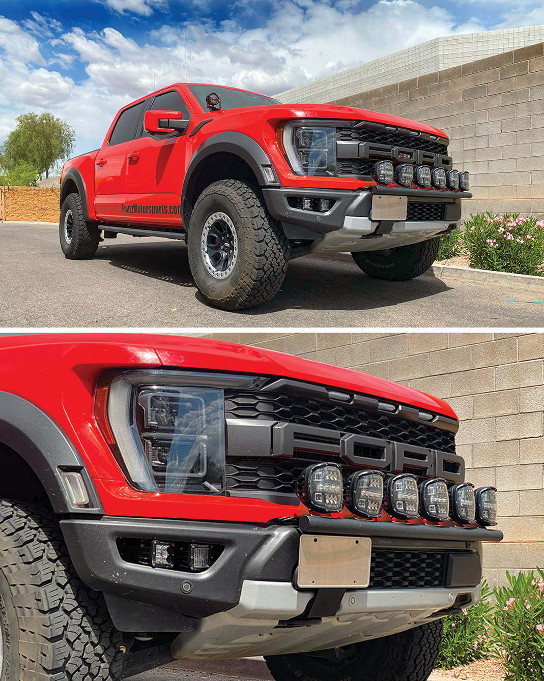 Gen 2 & Gen 3 Raptor (2017-2023) - Front Tow Hook License Plate Mount