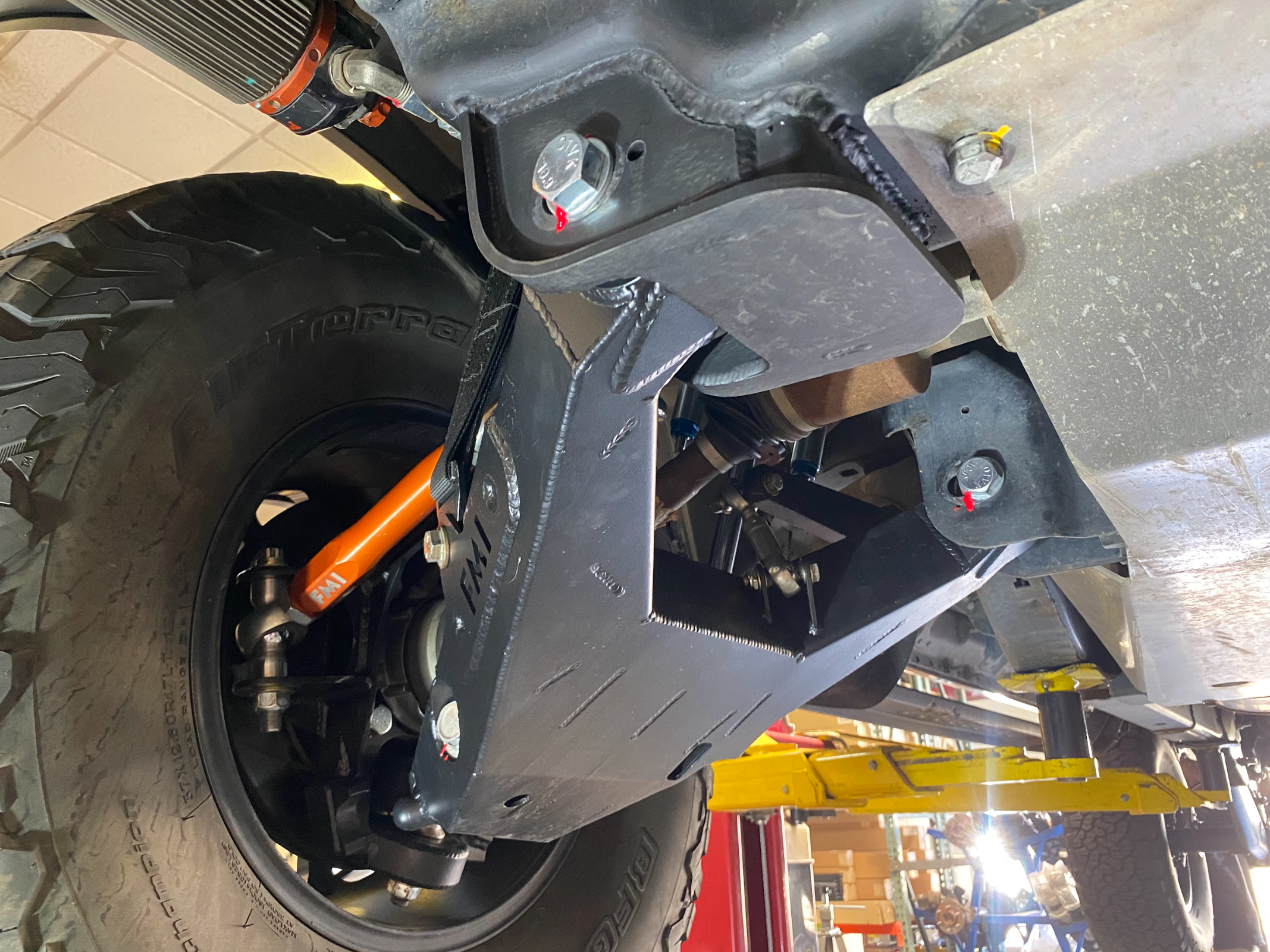 Lower arm pocket replacement kit for 2017-2024 Raptor, showcasing durable construction and installation details.