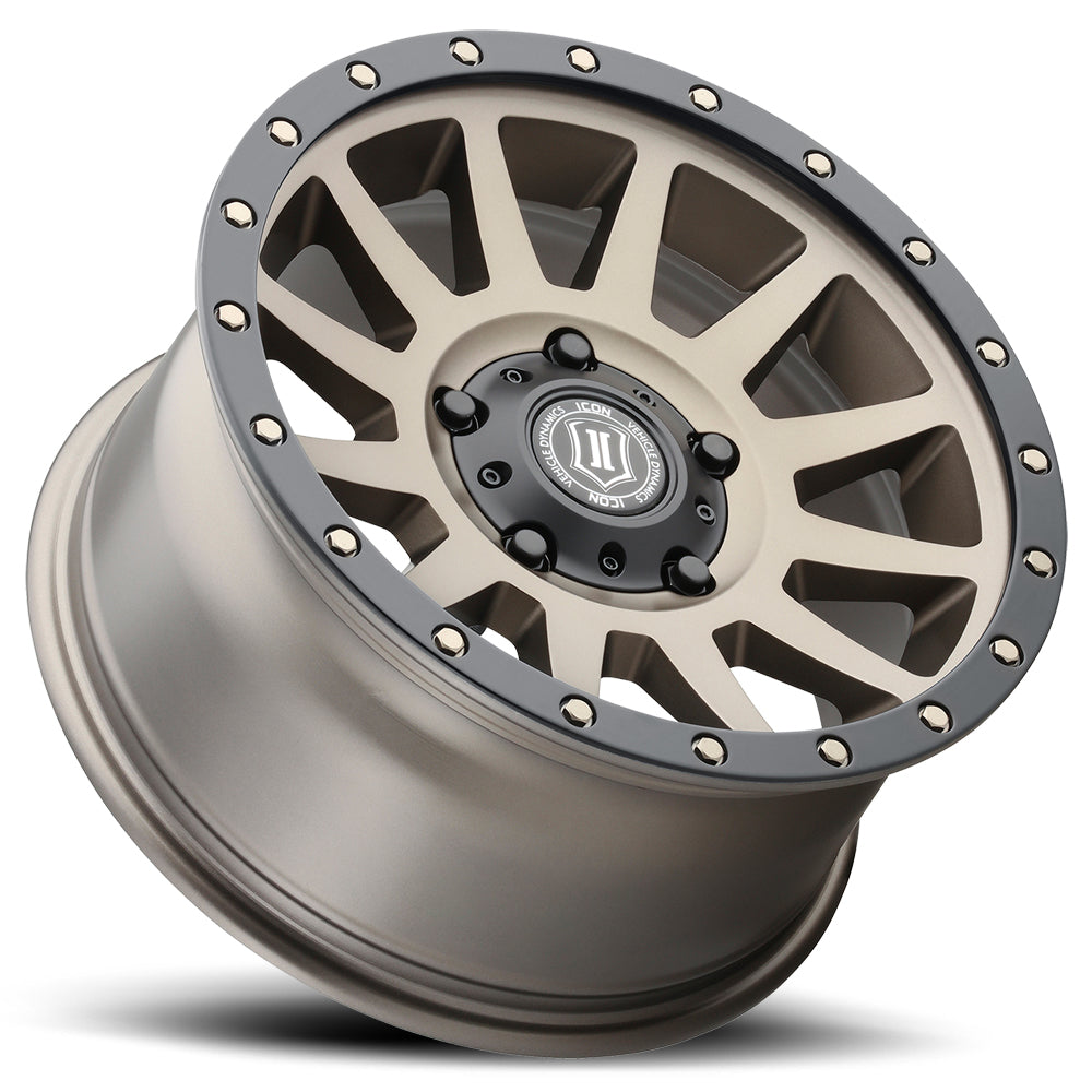 Compression 17 X 8.5 / 5 X 150 / 25MM / 5.75 Inch Back Space Bronze, ICON Alloys