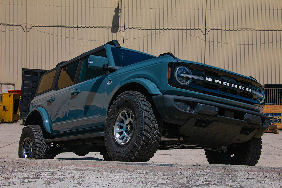 Compression 17 X 8.5 / 6 X 5.5 25MM Offset 5.75 Inch Back Space Titanium, ICON Alloys