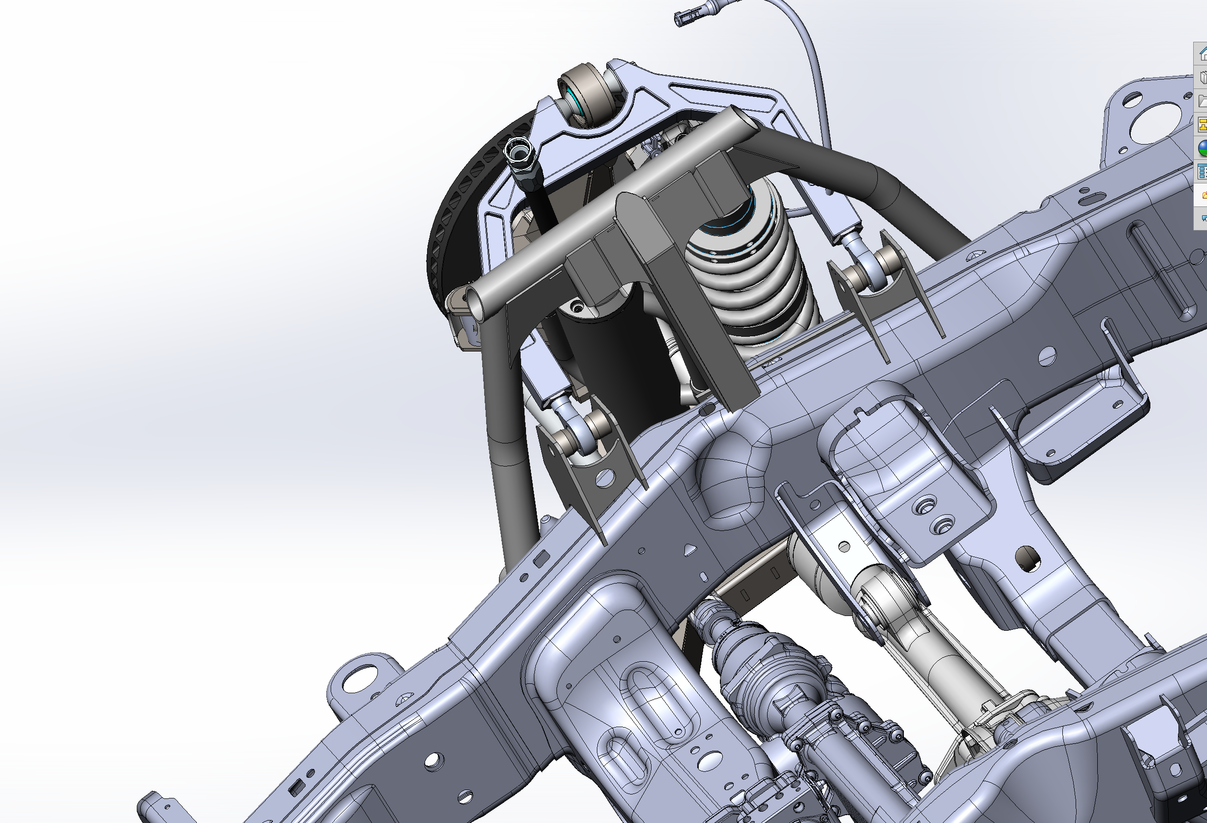 2017 Up Raptor Long Travel Front Suspension Kit showcasing detailed components for enhanced off-road performance.