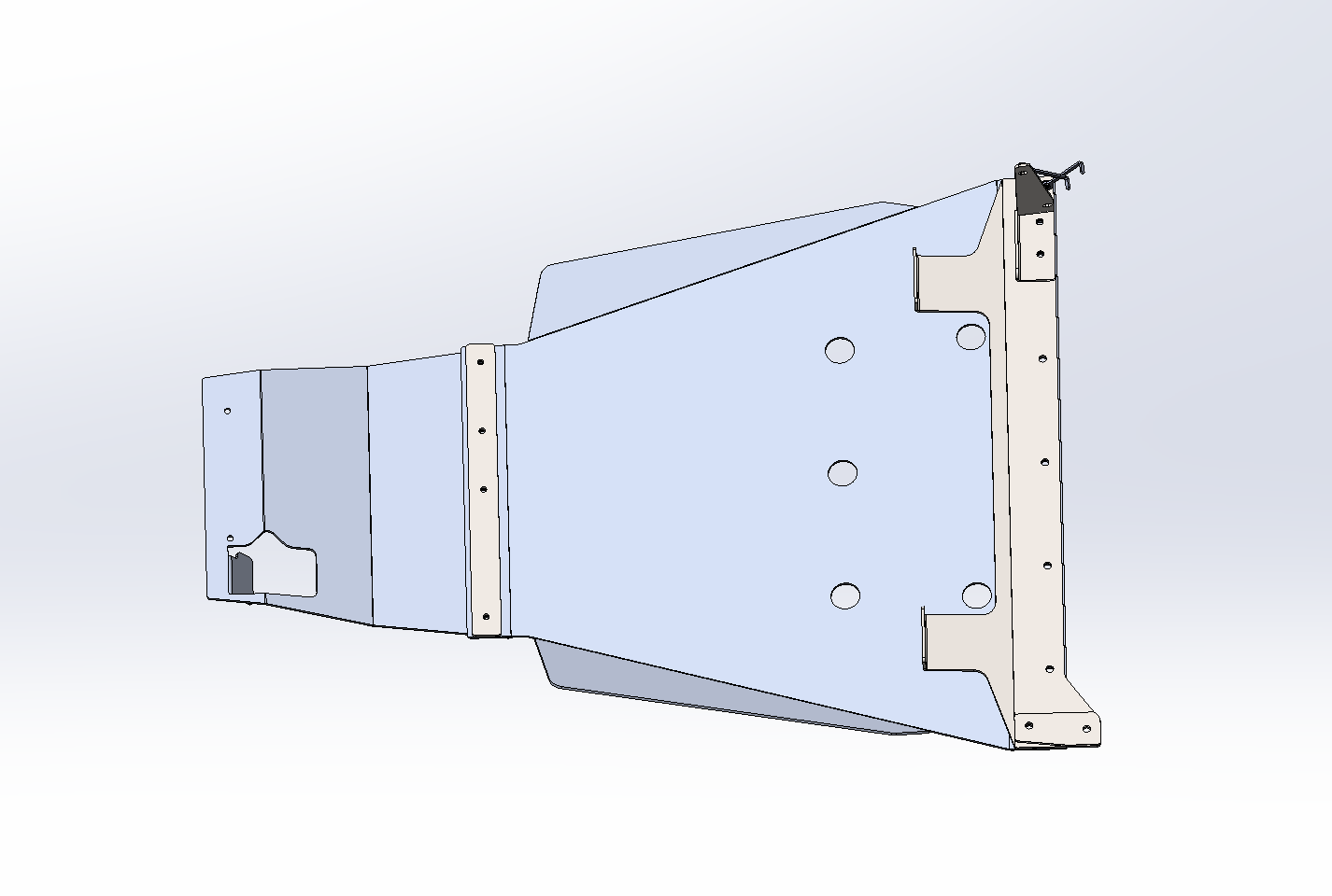 2019 and newer Ford Ranger skid plate designed for offroad protection and durability. Ideal for rugged terrain.